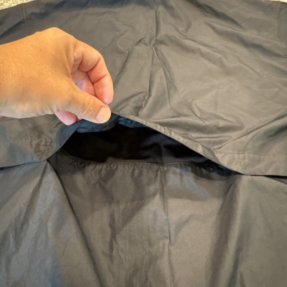 Vtg Nike‎ Jacket Men's Large Black Half Zip Hoodie 90s Retro Swoosh Logo Vented - Picture 11 of 12